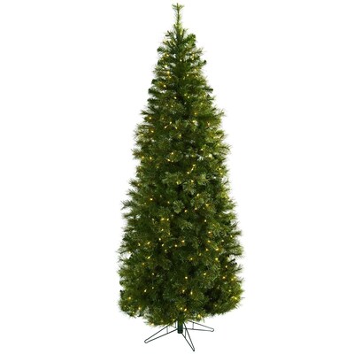 Nearly Natural 5378 Cashmere Slim Christmas Tree with Stand