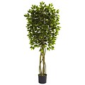 Nearly Natural 5380 Ficus Silk Tree in Pot