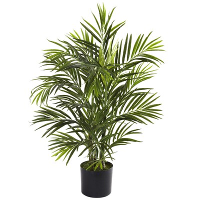 Nearly Natural 5387 Areca Palm UV Resistant Plant in Pot