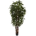 Nearly Natural 5404 6 Raphis Palm Tree in Pot