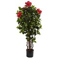 Nearly Natural 5410 4 Hibiscus Tree in Pot