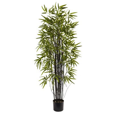 Nearly Natural 5418 5 Black Bamboo Tree in Pot