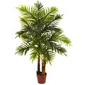 Nearly Natural 5424 4 Areca Palm Tree Real Touch Plant in Pot