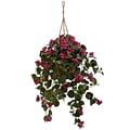 Nearly Natural 6734 Bougainvillea Hanging Plant in Basket
