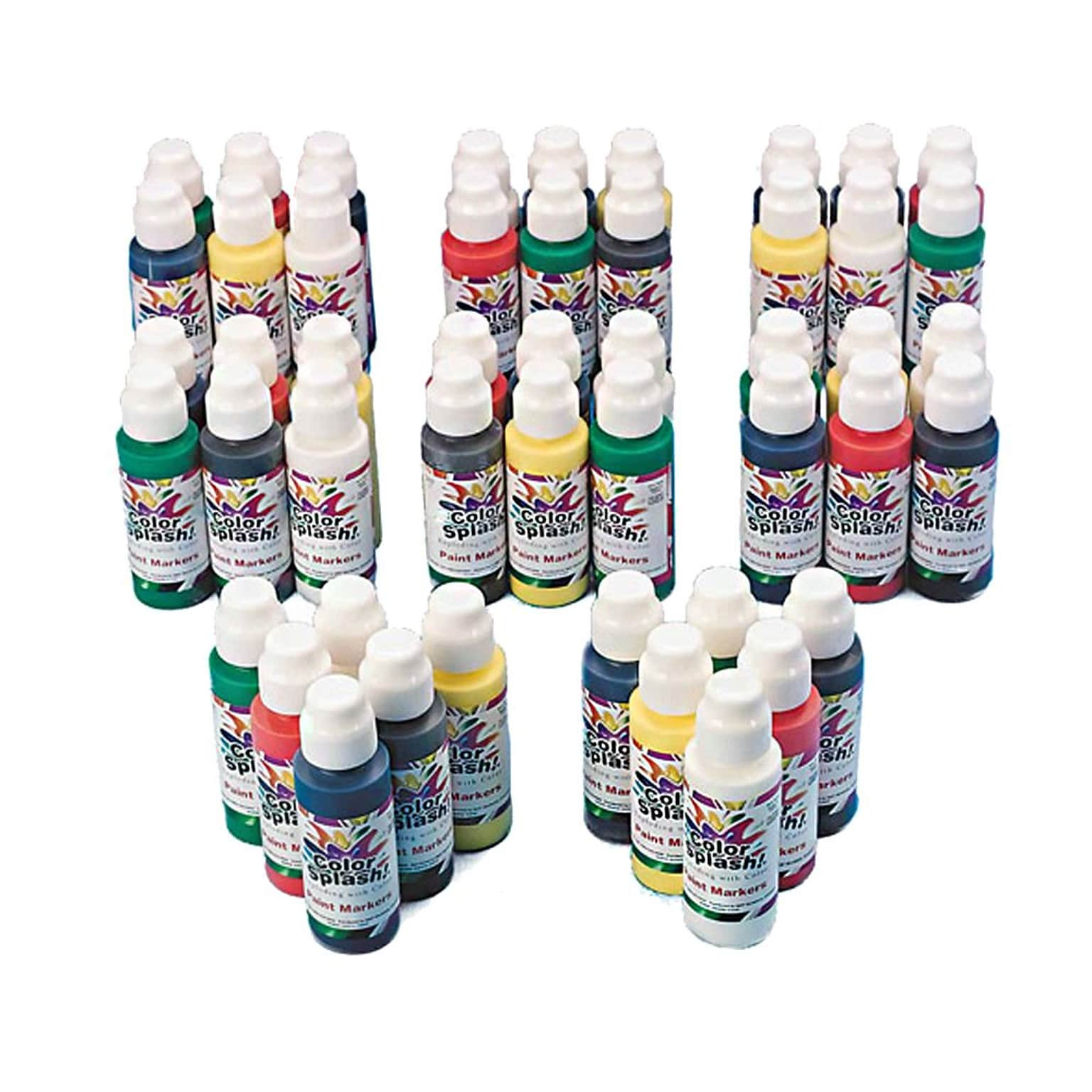 Color Splash Paint Daubers, 48/Pack (PT3381)