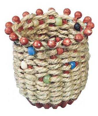 S&S Worldwide Ancient Culture Jute Basket Craft Kit, 24/Pack