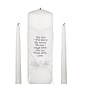 HBH™ "This Day I Will Marry My Friend" Unity Candle Set, White