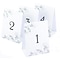 HBH™ Table Number Tents 1-40