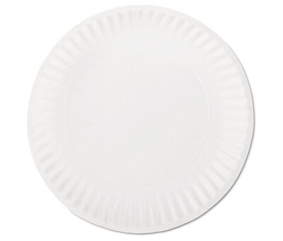 Dart® Famous Service® Plates 9, White, 500/Carton (9PWF)