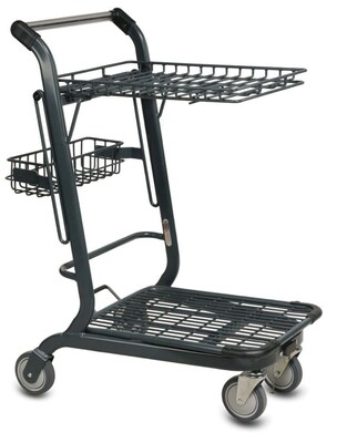 EXpress3556 Retractable Shopping Cart, Dark Gray
