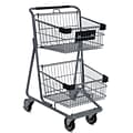 EXpress4545 Convenience Shopping Cart, Light Gray