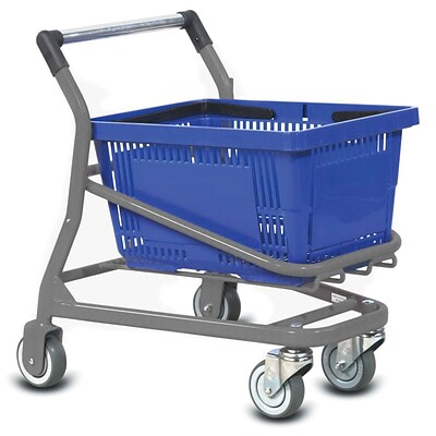 Kiddy EZCart Shopping Cart, Metallic Gray
