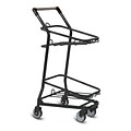 EZcart Shopping Cart, Metallic Gray