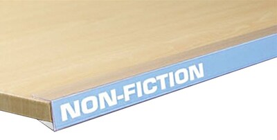 FFR Merchandising Data Strip Label Holder For Wood Shelving, 1-1/4 x 48, Clear, 3/Pk (4409612501)