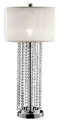Ore International® 30 Simple Elegance Table Lamp, Ivory