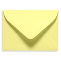 LUX® 70lb 2 11/16x3 11/16 #17 Mini Envelopes W/Glue, Lemonade Yellow, 500/BX