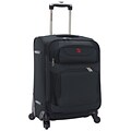 SwissGear® 20 Carry-On Spinner Upright Luggage Suitcase, Gray With Black Accent