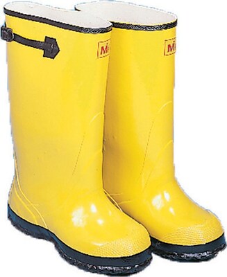 Mutual Industries 17" Over-The-Shoe Slush Boot, Yellow, Size 7