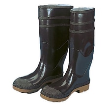 Size 12 Black 16 Sock Boots W/Plain Toe