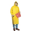 Mutual Industries 0.35mm PVC/Polyester 2 Piece Raincoat; Yellow, Medium