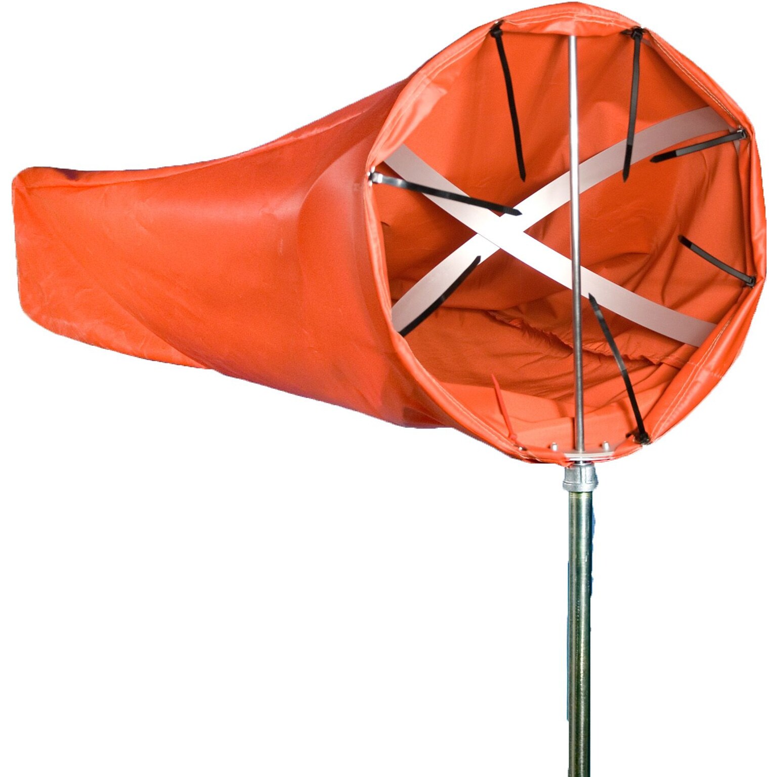 Mutual Industries Windsock Kit, 18 x 96, Orange