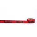 Mutual Industries Danger Repulpable Barricade Tape, 2 x 45 yds., Red, 30/Box