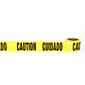 Mutual Industries "CUIDADO CAUTION" Barricade Tape, 3" x 300', Yellow, 16/Box (17779-51-0300)