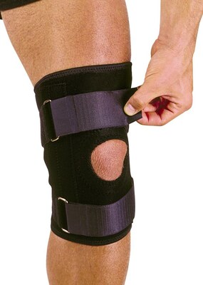 ADJSTBL Neoprene Knee Stabilizer W/Straps