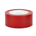 Mutual Industries Aisle-Marking Tape, 2 x 36 yds., Red, 24/Box