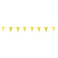 Mutual Industries Pennant Flag, 9 x 12 x 60, Yellow, 10/Pack