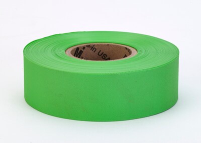 Mutual Industries Ultra Standard Flagging Tape, 1 3/16 x 100 yds., Green, 12/Box (16002-38-1875)