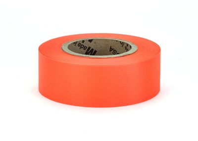 Mutual Industries Ultra Glo Flagging Tape, 1-3/16 x 50 yds., Orange, 12/Box (16001-145-1875)