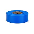Mutual Industries Ultra Glo Flagging Tape, 1-3/16 x 50 Yds, Blue, 12/Box