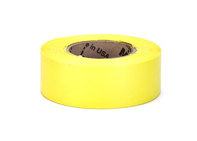 Mutual Industries Ultra Glo Flagging Tape, 4 x 15, Chartruese, 12/Box