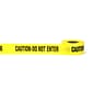 Mutual Industries "CAUTION DO NOT ENTER" Barricade Tape, 3" x 300', Yellow, 16/Box (17779-25-0300)