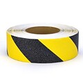 Mutual Industries Non-Skid Hazard Stripe Abrasive Tape, 2 x 20 yds., Yellow/Black (17796-0-2000)
