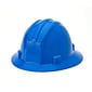 Mutual Industries Ratchet Suspension Full Brim Hard Hat, Blue (50210-25)