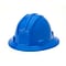 Mutual Industries Ratchet Suspension Full Brim Hard Hat, Blue (50210-25)