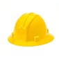 Mutual Industries Ratchet Suspension Full Brim Hard Hat, Yellow (50210-41)