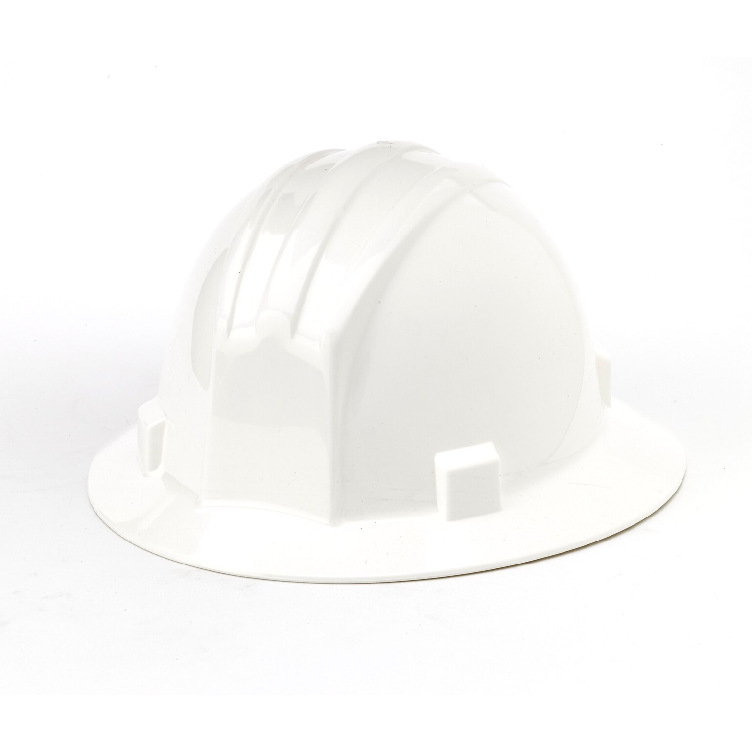 Mutual Industries Full Brim Hard Hat, White