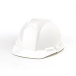 Mutual Industries 4-Point Ratchet Suspension Hard Hat; White