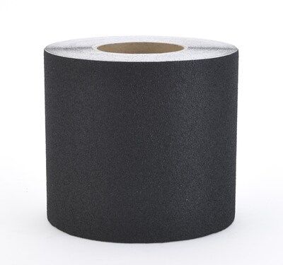 Mutual Industries Non-Skid Abrasive Safety Tape, 6 x 60, Black