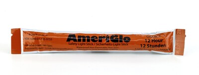 Cyalume® 12 Hour Safety Light Stick, 6, Orange, 10/Box