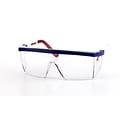 Mutual Industries Marlin Safety Glasses With USA Frame; Clear, 12/Pack