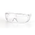 Mutual Industries Wrap Around Safety Glasses; Clear, 12/Pack