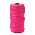 Mutual Industries Braided Nylon Mason Twine, 18 x 1000, Glo Pink