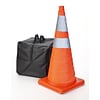 Mutual Industries Collapsible 28H Nylon Traffic Cone, Orange (17714-5-28)