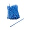 Mutual Industries Nylon Locking Ties, 7, Neon Blue, 100/Pack