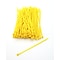 Mutual Industries Nylon Locking Ties, 7, Yellow, 100/Pack