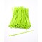 Mutual Industries Nylon Locking Ties, 7, Neon Green, 100/Pack